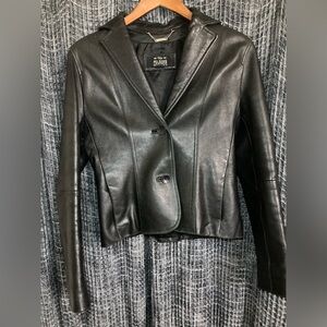 Wilsons Leather Black Blazer